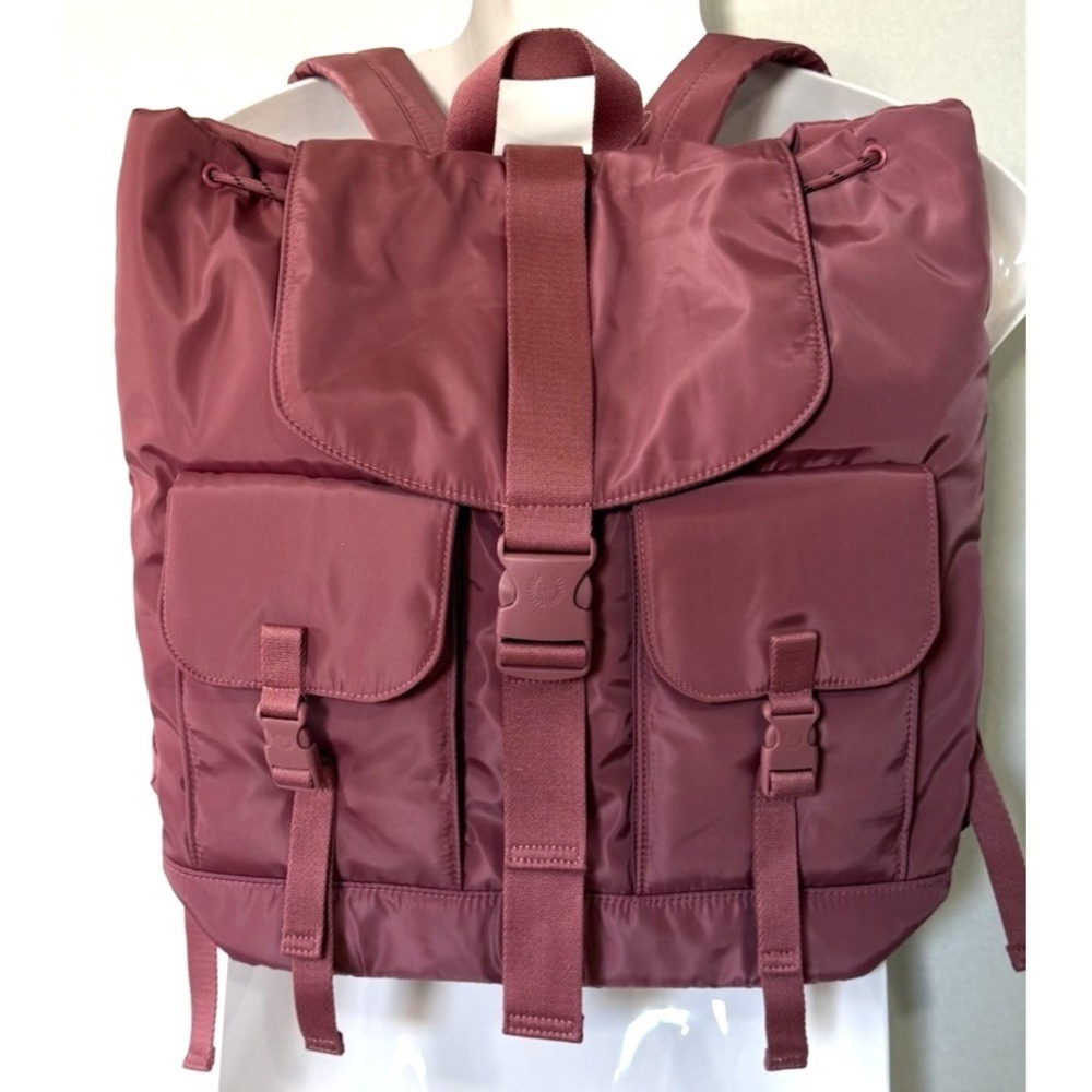 Victoria's Secret PINK Nylon Cargo Backpack Soft Begonia Adjustable Strap